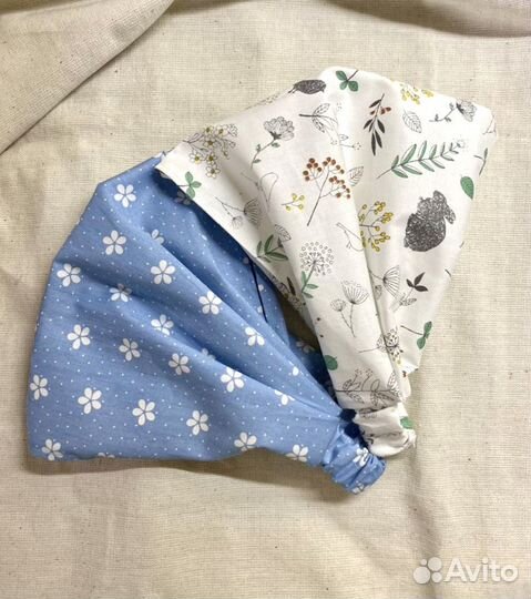 Косыночки на резинке, аксессуары для волос ручной