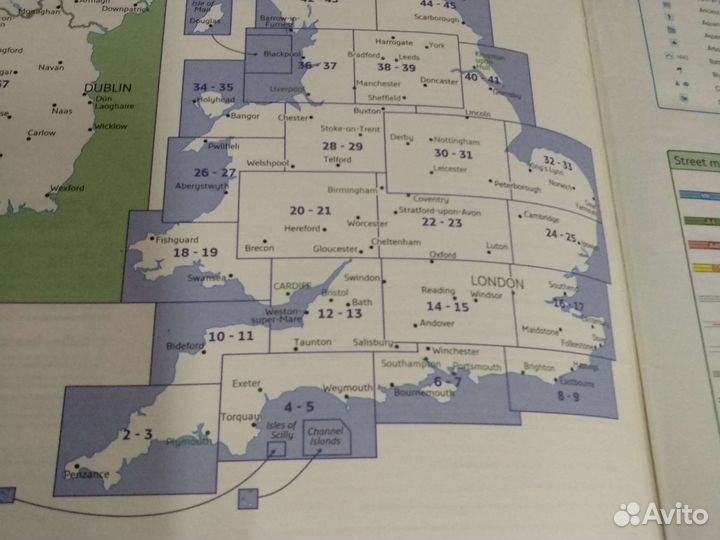 Британский атлас дорог Великобритании, Ирландии
