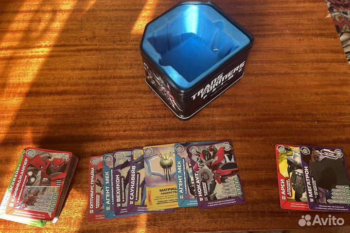 Коллекционные карточки трансформерс (прайм)