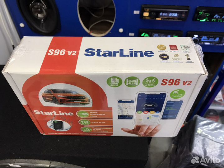Starline E96 v2 BT 2can+4lin 2sim GSM-GPS