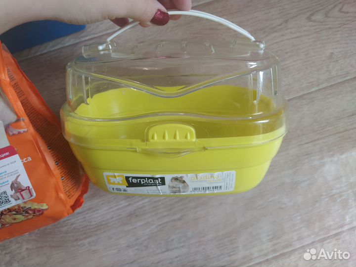 Большая клетка для грузунов + переноска+миски+корм