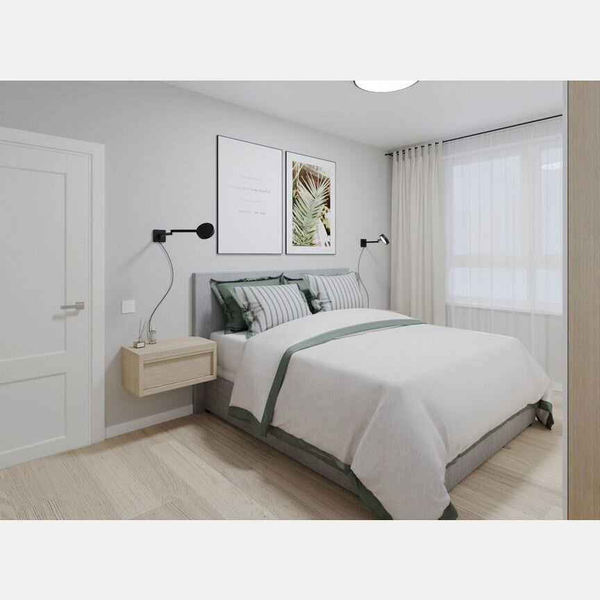 2-к. квартира, 48 м², 10/12 эт.