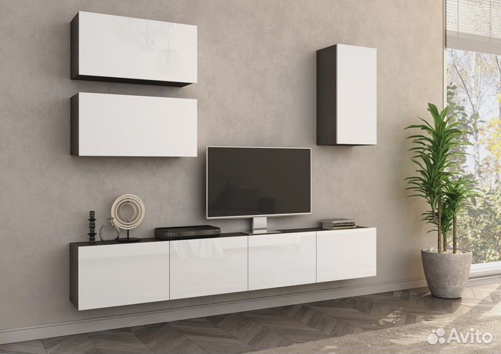 Гостиная IKEA стиль глянец