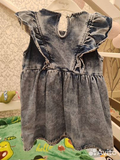 Джинсовый сарафан 104