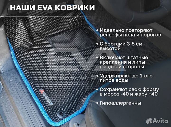 Ева EVA эва коврики 3D c бортами Haval Jolion 2021