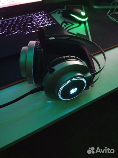 Игровые наушники bloody j200s USB с микрофоном