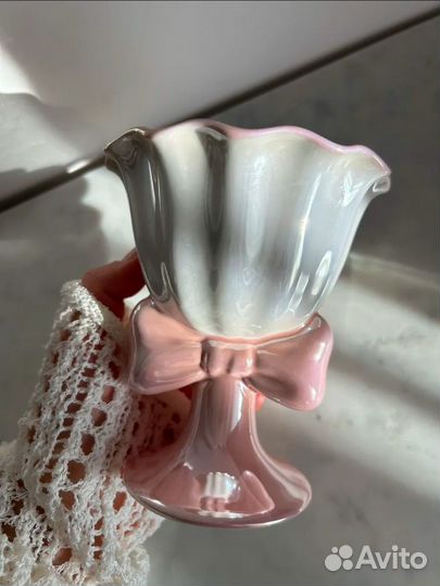 Креманка для мороженного с бантиком