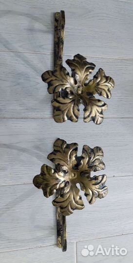 Карниз кованный двурядный