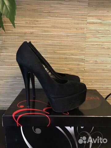 Туфли замшевые 35 р-р