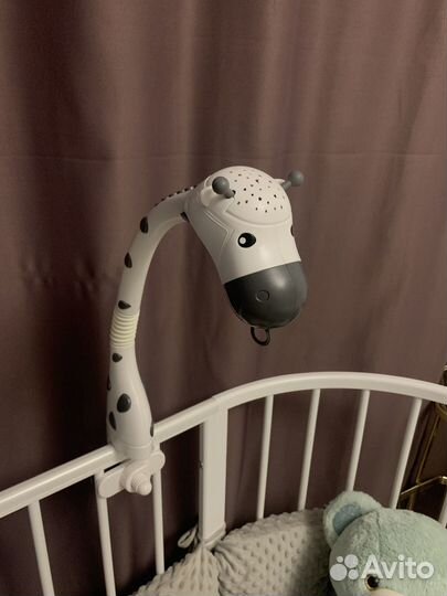 Круглая детская кроватка 8в1 с маятником