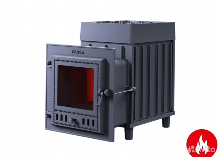 Печь для бани гефест гроза 24 (м )