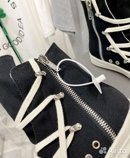 Кеды rick owens ramones hexagram