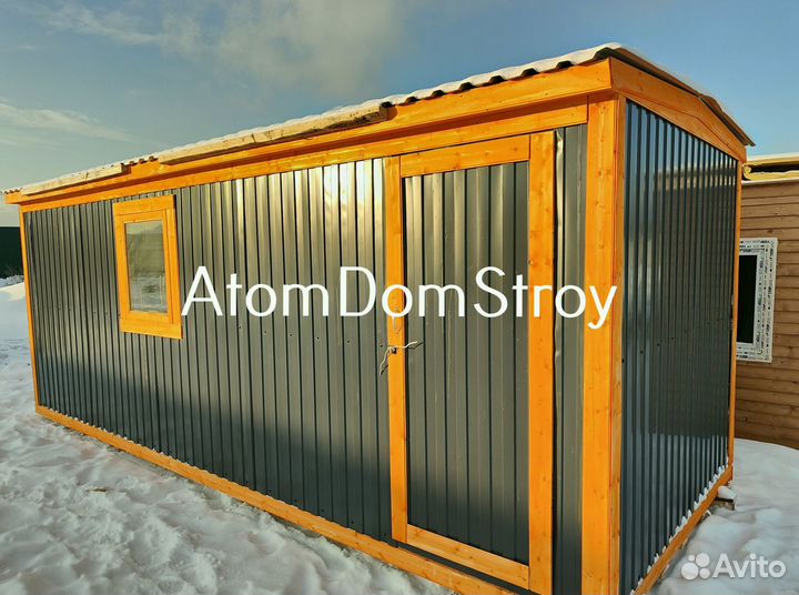 Бытовка дачная утепленная с электрикой