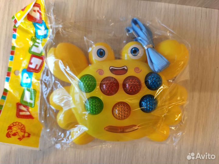 Новая Развивающая игрушка «Крабик»