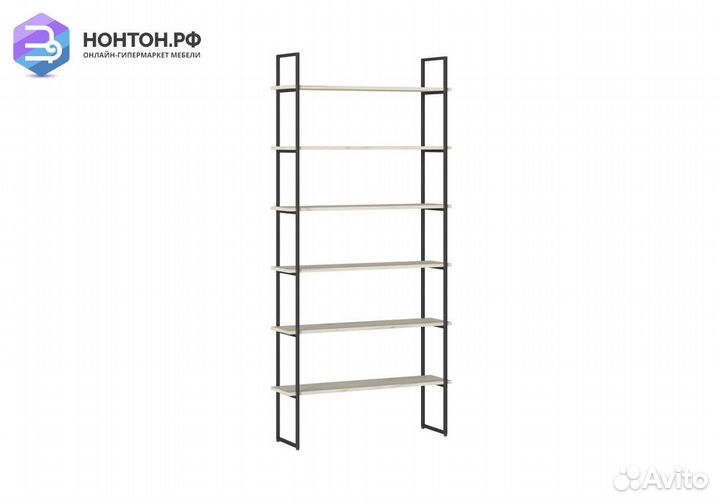 Стеллаж Лофт дуб крафт белый