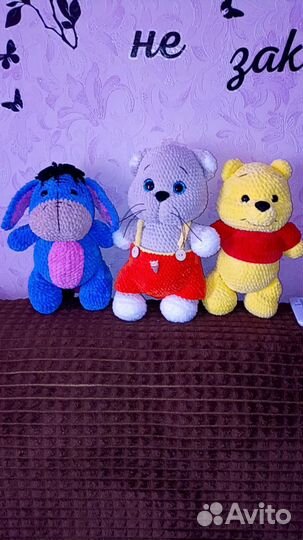 Вязаные игрушки ручной работы