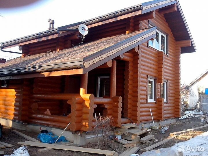 Оцилиндрованное бревно под прокт с доставкой