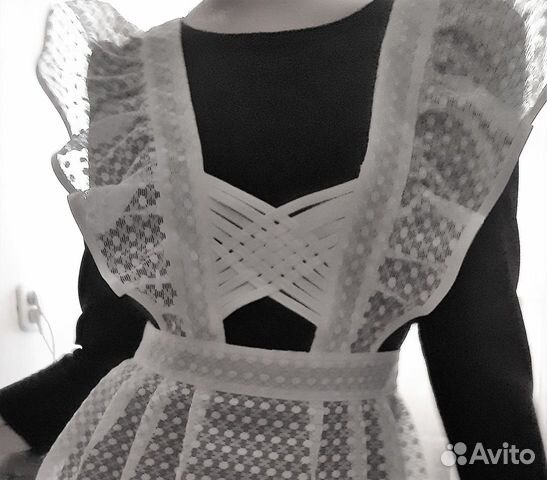 Фартук+банты, лента Выпускник, новое