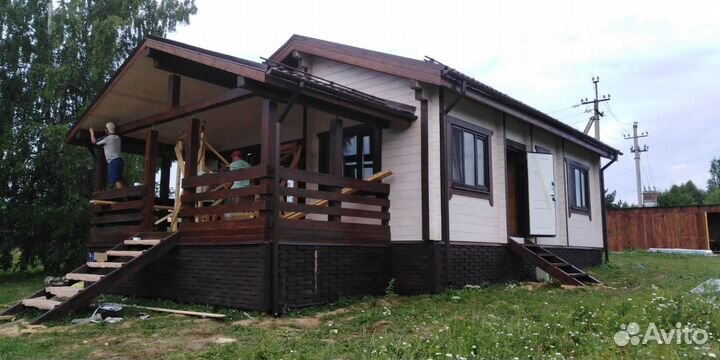 Строительство домов из клееного бруса