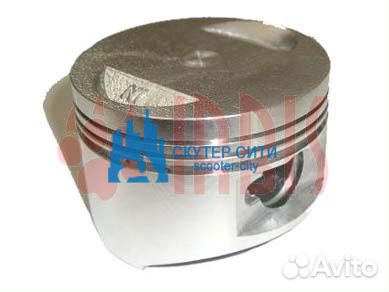 Поршень 4T (52,4мм) 152QMI с кольцами 125cc CN (Ар