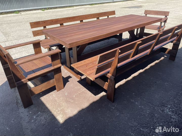 Садовая мебель из лиственицы