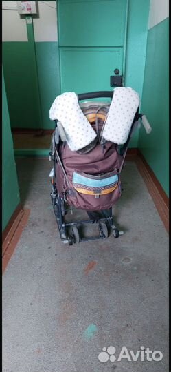 Санки коляска на колесах