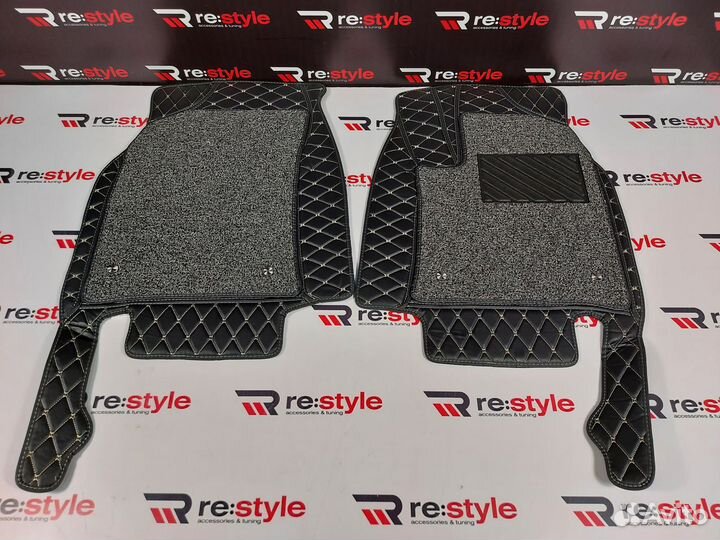 Ковры салона 3D Nissan Leaf 14-17г