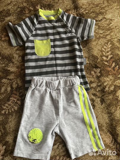 Летний костюм на мальчика 86