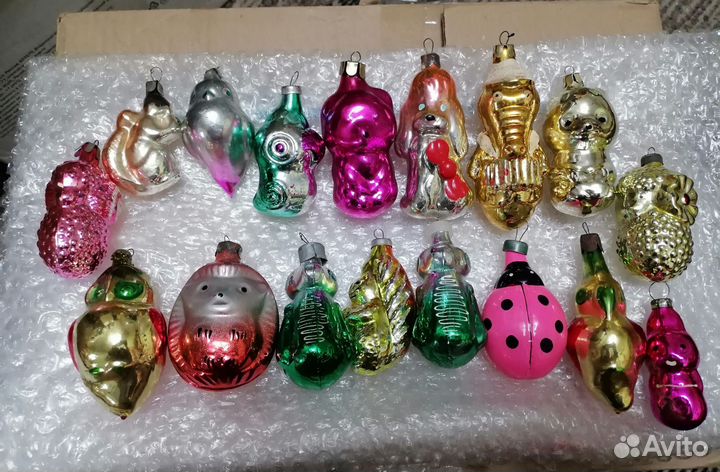Елочные игрушки СССР