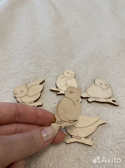 Деревянная заготовка Птичка Mr. Carving