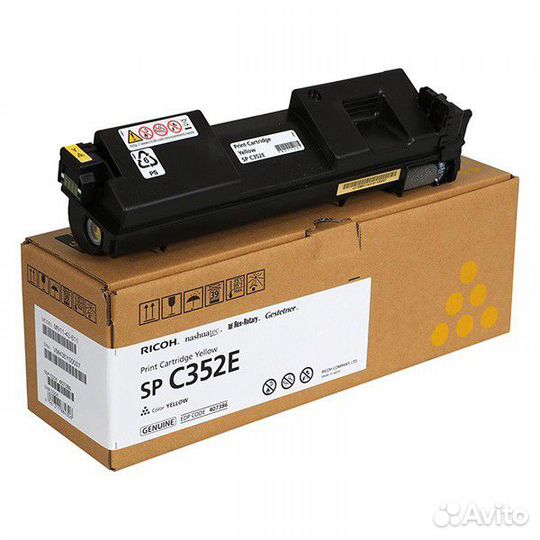 Картридж Ricoh 408218 (SP C352E) Yellow