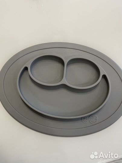 Силиконовая тарелка ezpz нагрудник make my day