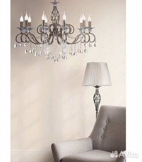 Люстра потолочная новая maytoni хрусталь