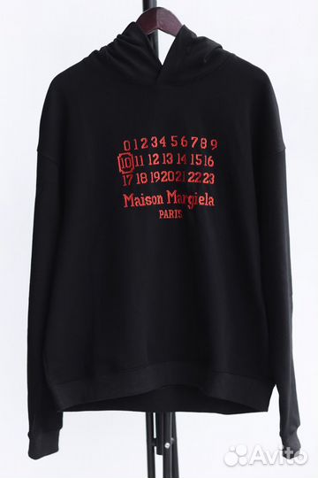 Maison margiela худи красная