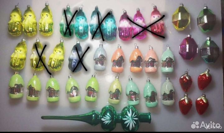 Комплект Новые Ёлочные игрушки 2000 года