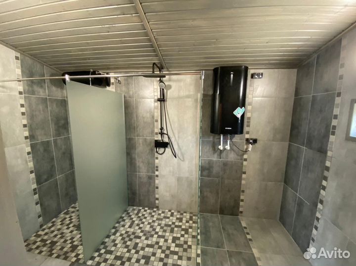 Современные стильные каркасные бани