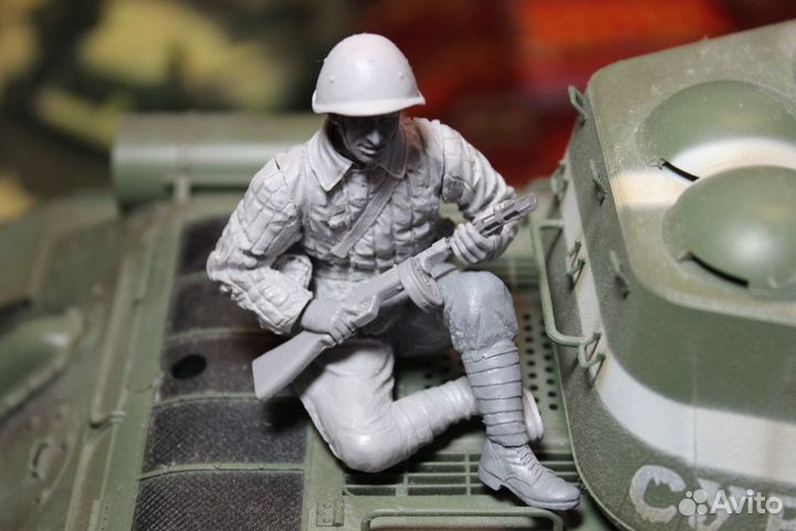 Солдат 2 resin kit 1/16 120 мм