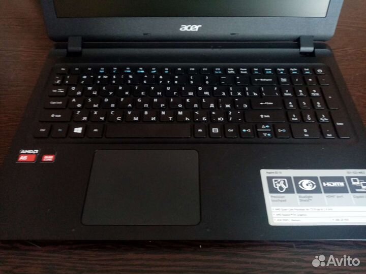 Ноутбук acer es1 523 60ls