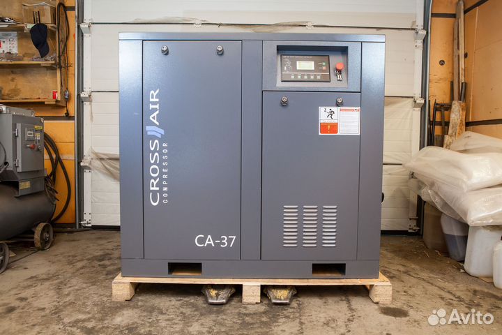 Компрессор 37 кВт винтовой 8/10 Бар