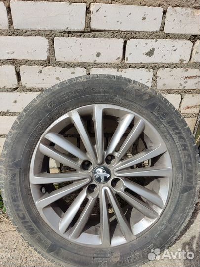 Колеса в сборе (литые диски ситроен пежо r16)