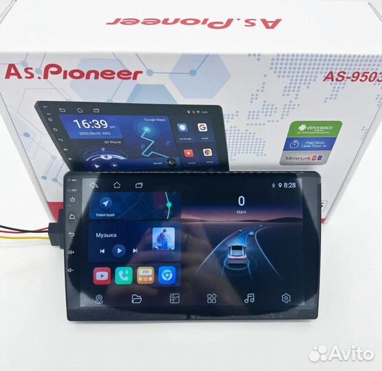 Магнитола 2 din Android 12,9 дюймов 4x64 gb