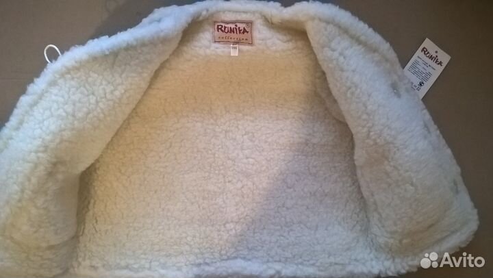 Новый жилет из овечьей шерсти