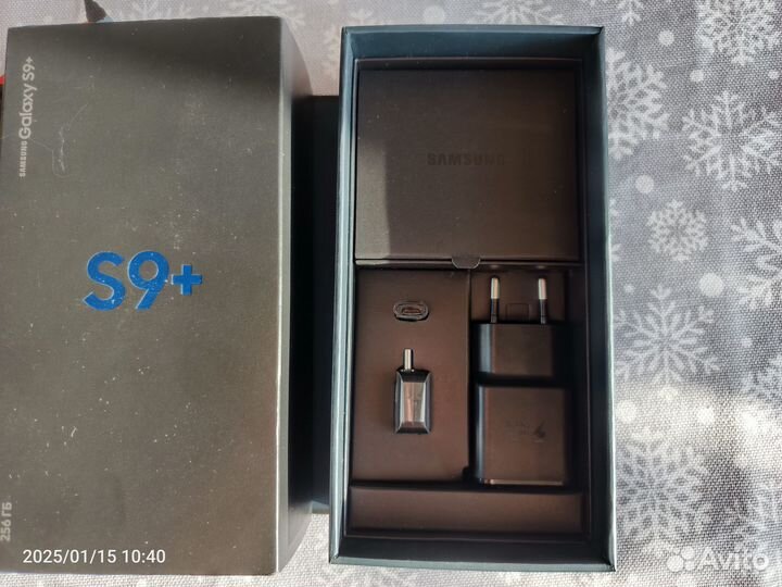 Коробка Samsung S9 Plus