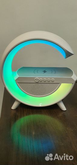 Ночник колонка с беспроводной зарядкой