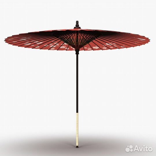 Китайский азиатский большой зонт 78см декор