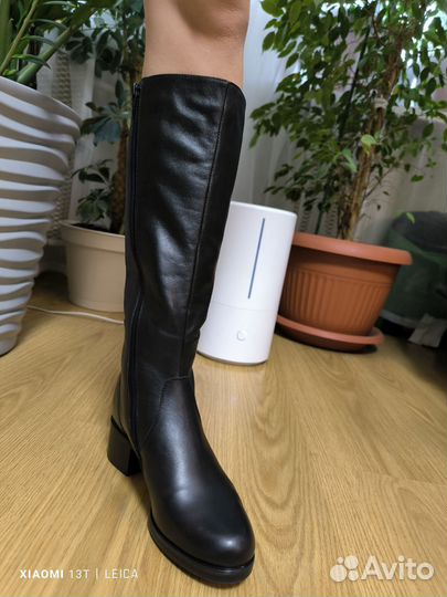 Сапоги натуральная кожа 37