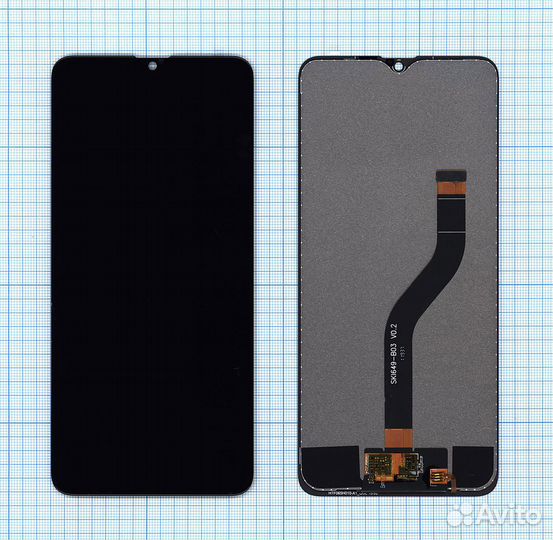 Дисплей Samsung Galaxy A20s SM-A207F черный TFT