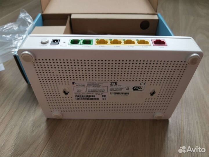 Wifi роутер Ростелеком ZTE новый
