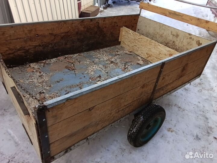 Прицеп для мотоблока самодельный,минитрактора