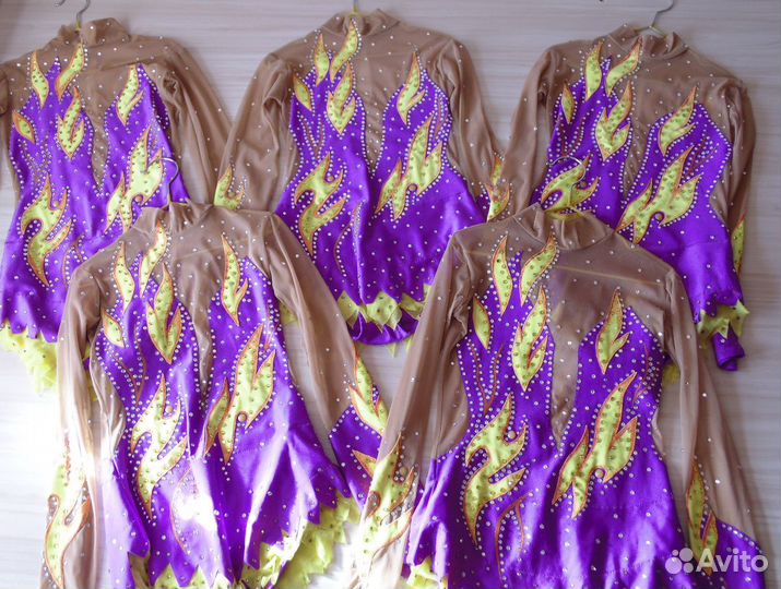 Купальники для художественной гимнастики 5 штук